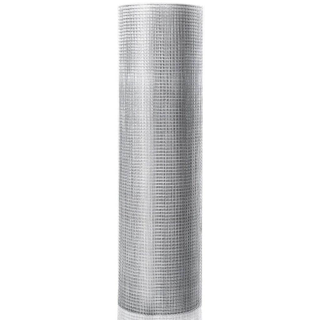 Rete da pollaio galvanizzata con spessore 0,6mm, Rete per recintare verdura frutta e animali 1,2 x15m con fori di 7mm