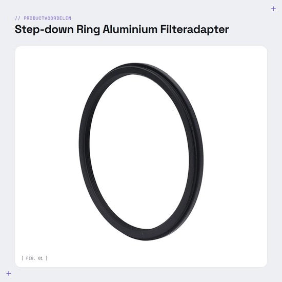 Adattatore di filtro a passo ridotto in alluminio - 95 mm a 86 mm - Resistente all'usura e all'ossidazione - Adatto per obiettivi per fotocamere - 86 mm UV ND - Filtro polariante ND UV per obiettivi 86 mm