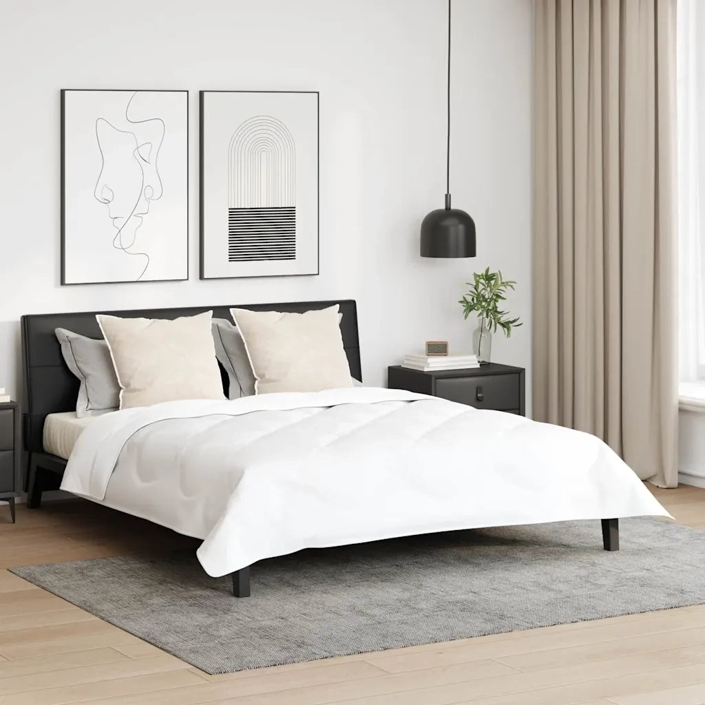Cuscino 2 pcs Bianco 70 x 60 x 20 cm Cotone e Poliestere 42007809