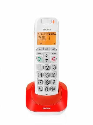 Telefono cordless brondi bravo bright rosso - 8015908760323