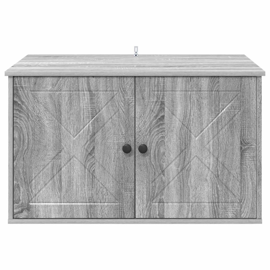 Casa per Gatti Grigio Sonoma 85 x 55 x 50 cm Legno multistrato 8000731