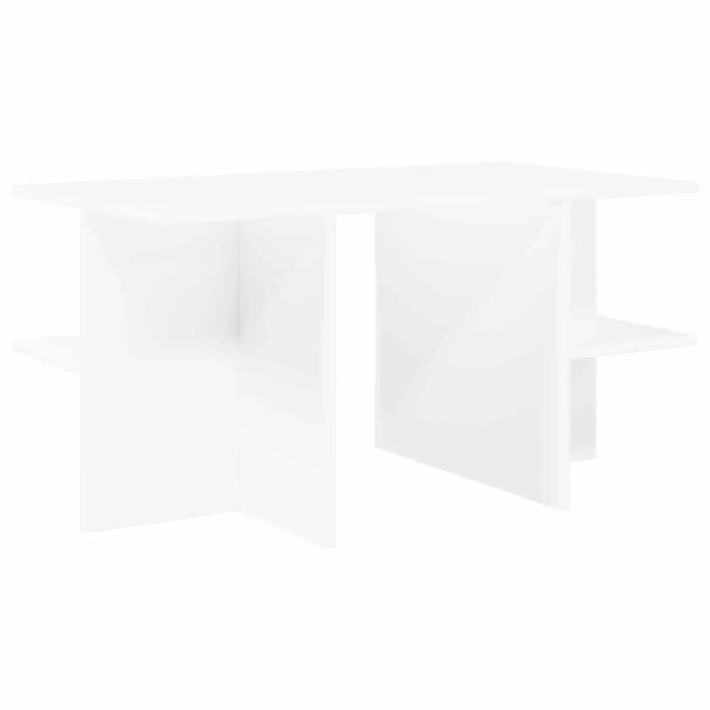 Tavolino da salotto Bianco 87 x 50 x 45 cm Legno ingegnerizzato 8001055