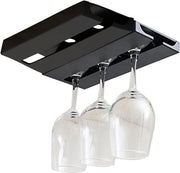 Wine Glass Holder - Spaziatore - Set da 2 - Nero - Materiale HIPS
