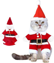 Costumi da Natale per animali domestici - abito da gatto per Babbo Natale - taglia S.