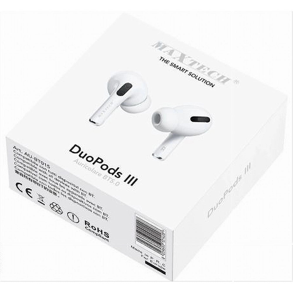Trade Shop - Auricolari Bluetooth Cuffie Duo Pods Iii Bt5.0 Senza Fili Smartphone Au-bt015 -