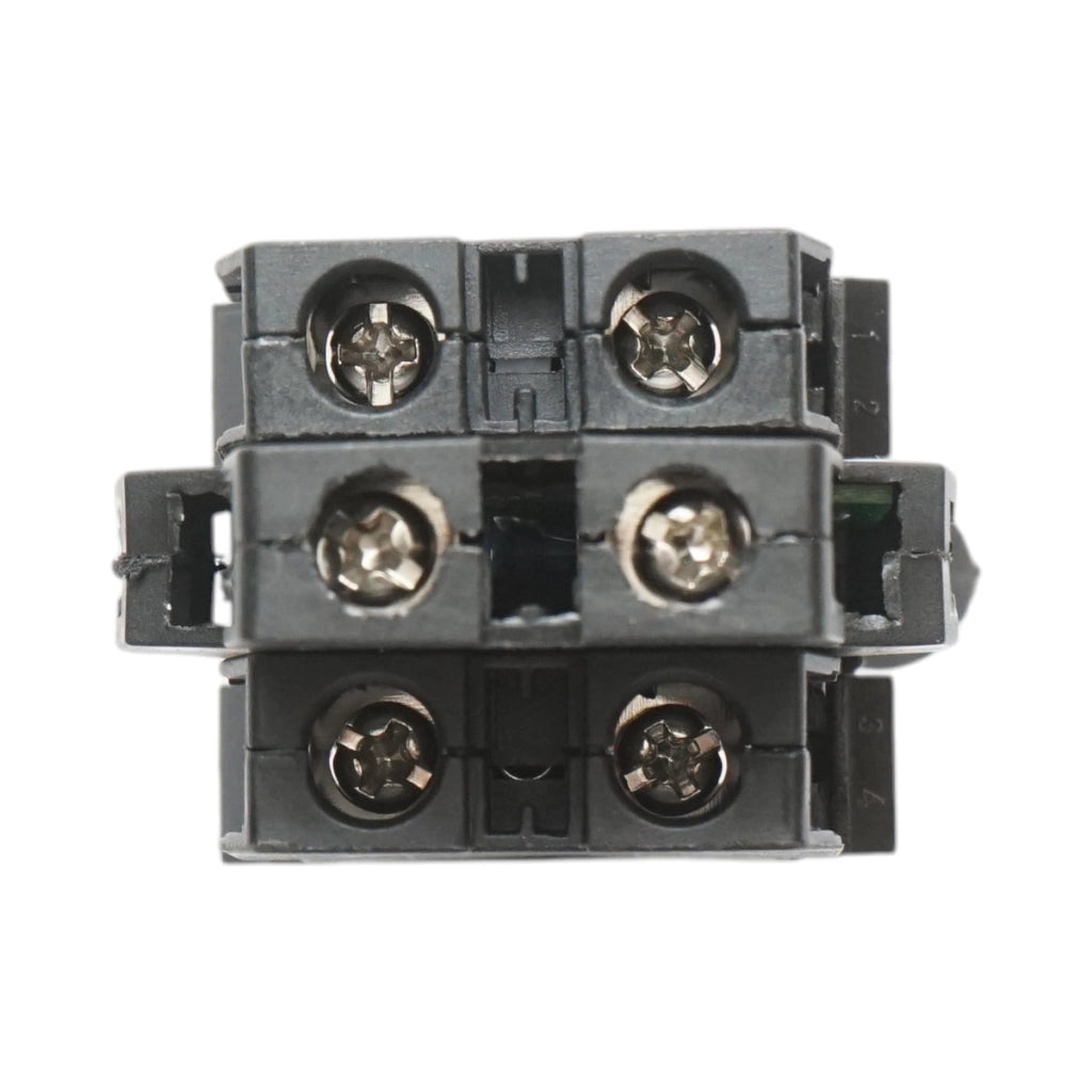 Selettore luminoso 24V AC/DC LED rosso con 2 posizioni 1NO+1NC, 10A/600V AC, 1A/250V DC LA42 Breckner Germany