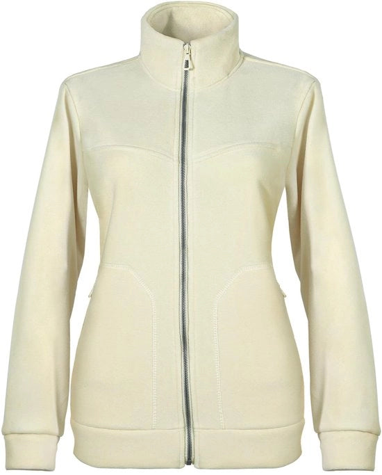 Giubbotto da donna in polargreca con cerniera a zip, con manica con cerniera a zip, capo con cerniera a zip, invernale, autunnale, soffice, leggero, anti-pilling, isolante e accogliente interno