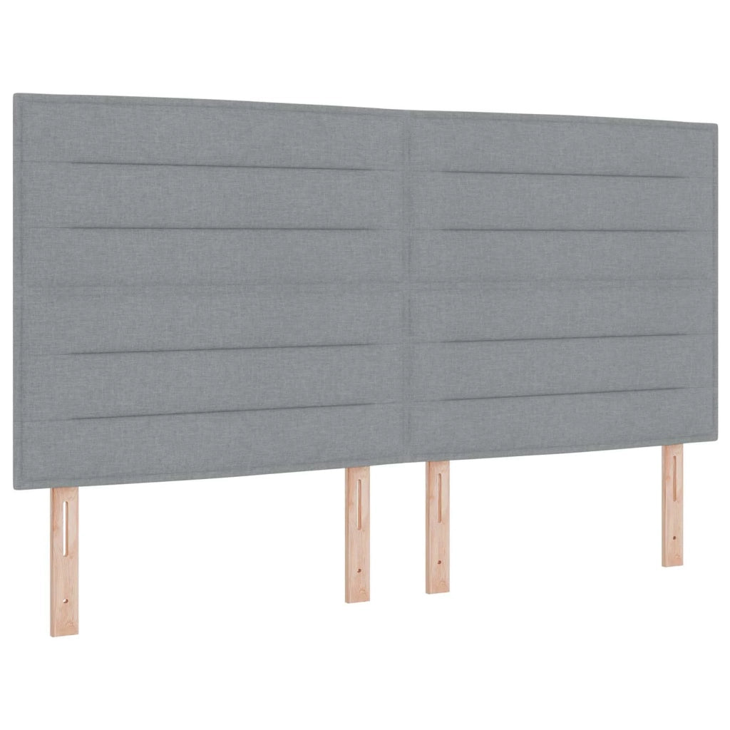 Letto box spring con materasso Grigio Chiaro 180 x 200 cm 3454922