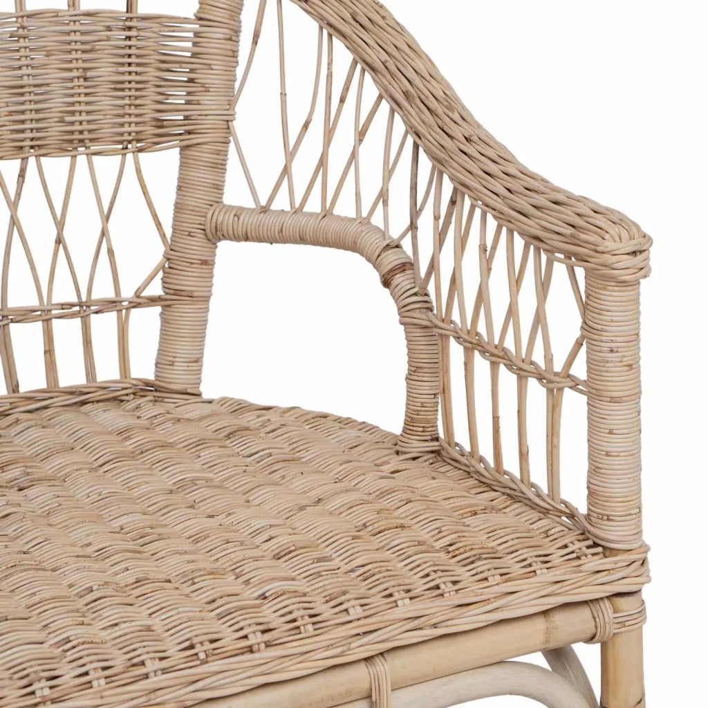 Sedia Impilabile Naturale 60 x 60 x 81 cm Rattan