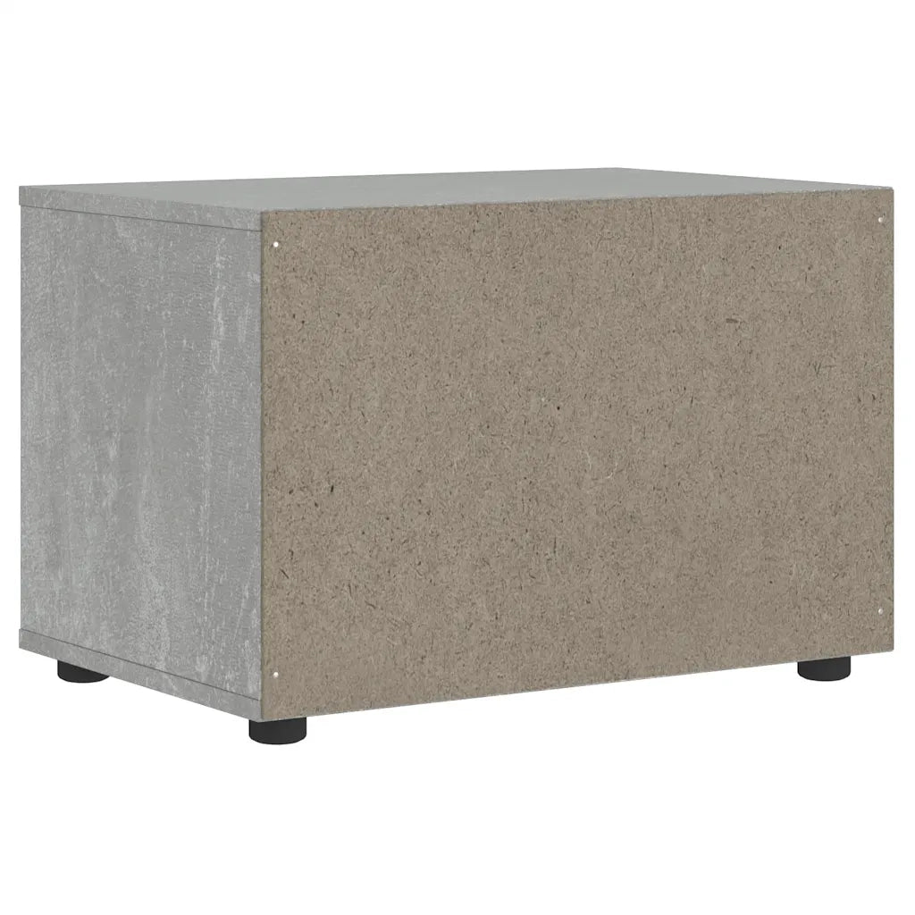 Mobile TV-Credenza per TV-Console TV VISNES Grigio Cemento 60x40x38 cm Legno Multistrato