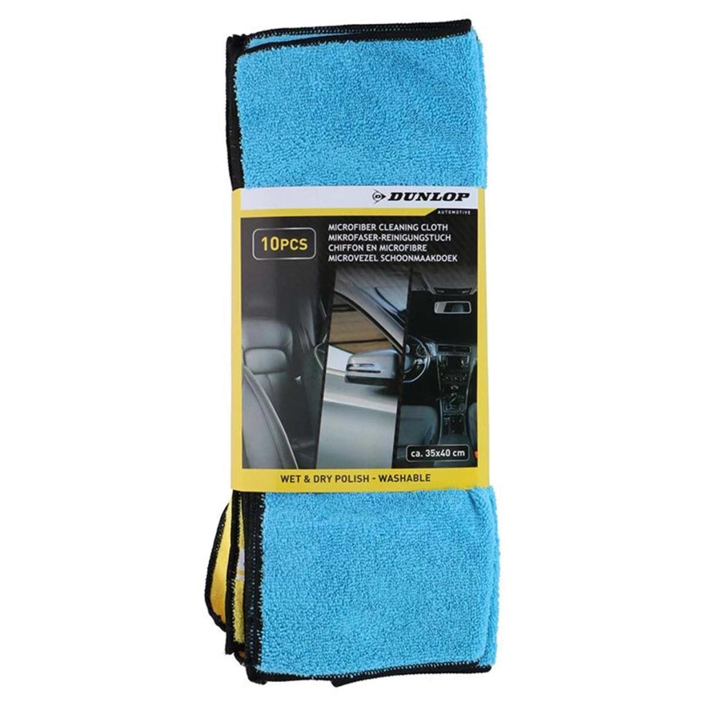 Set di 10 panni multiuso 35x40 cm Multicolore Dunlop