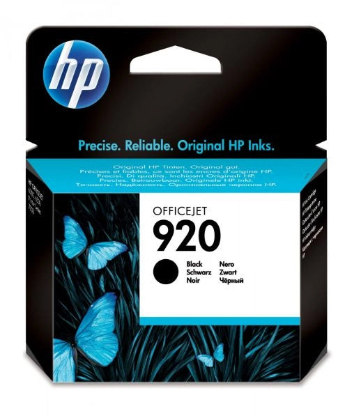 HP 920 Black Officejet Ink Cartridge cartuccia d'inchiostro 1 pz Originale Nero