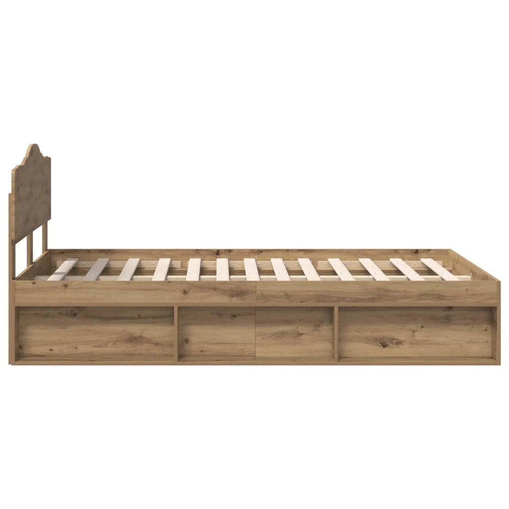 Struttura del letto-Giroletto Rovere Artigianale 120 x 200 cm 799724