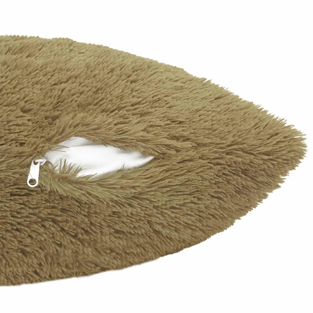 Cuscino con cuscino HEERLEN 2 pz Grigio Chiaro Fleece PV 926314