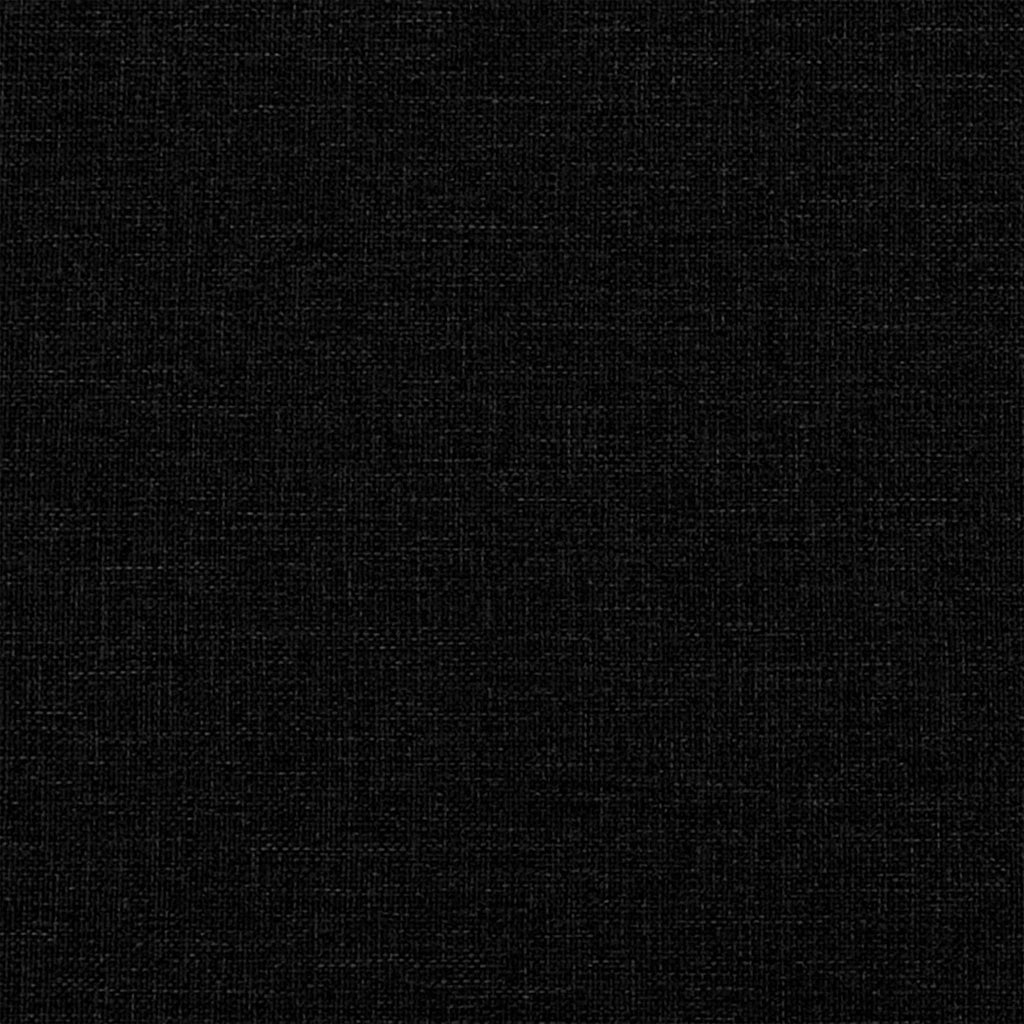 Cuscino per Schiena Nero 100 x 24 x 50 cm Tessuto 42014443