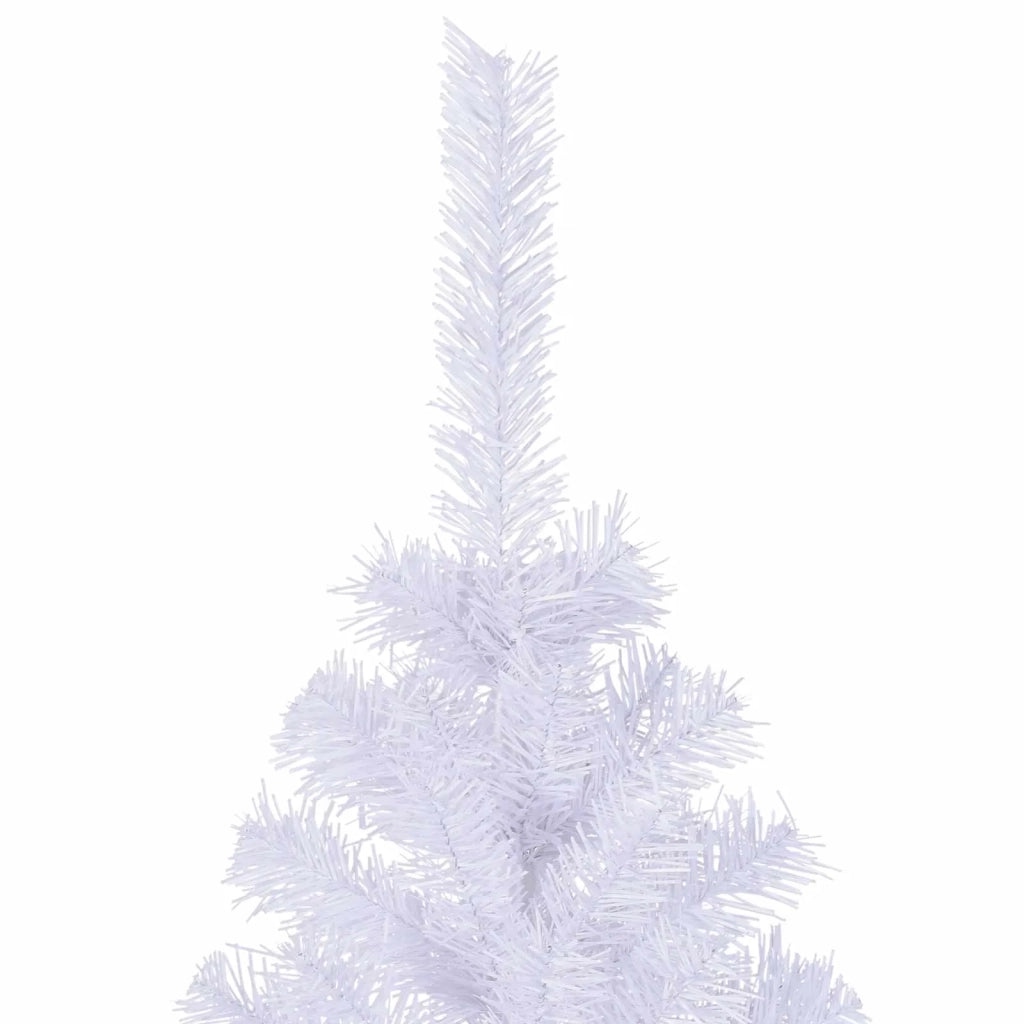 Albero di Natale | Decorazioni natalizie artificiale Bianco 210 cm PVC e Acciaio