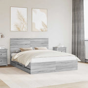 Struttura del letto con cassetto Grigio Sonoma 160 x 200 cm 3411101