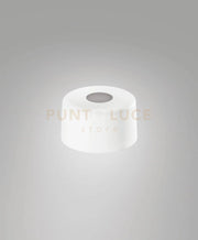 3804-57-102 DIFFUSORE/PARALUME IN METALLO COLORE BIANCO D.15CM H.9CM PER KIT LUCI 8W