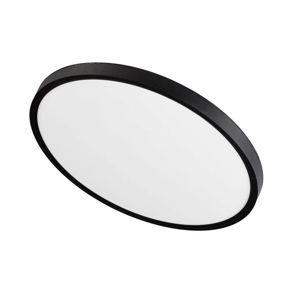 Plafoniera LED rotonda nera Ø30cm 24W CCT California
