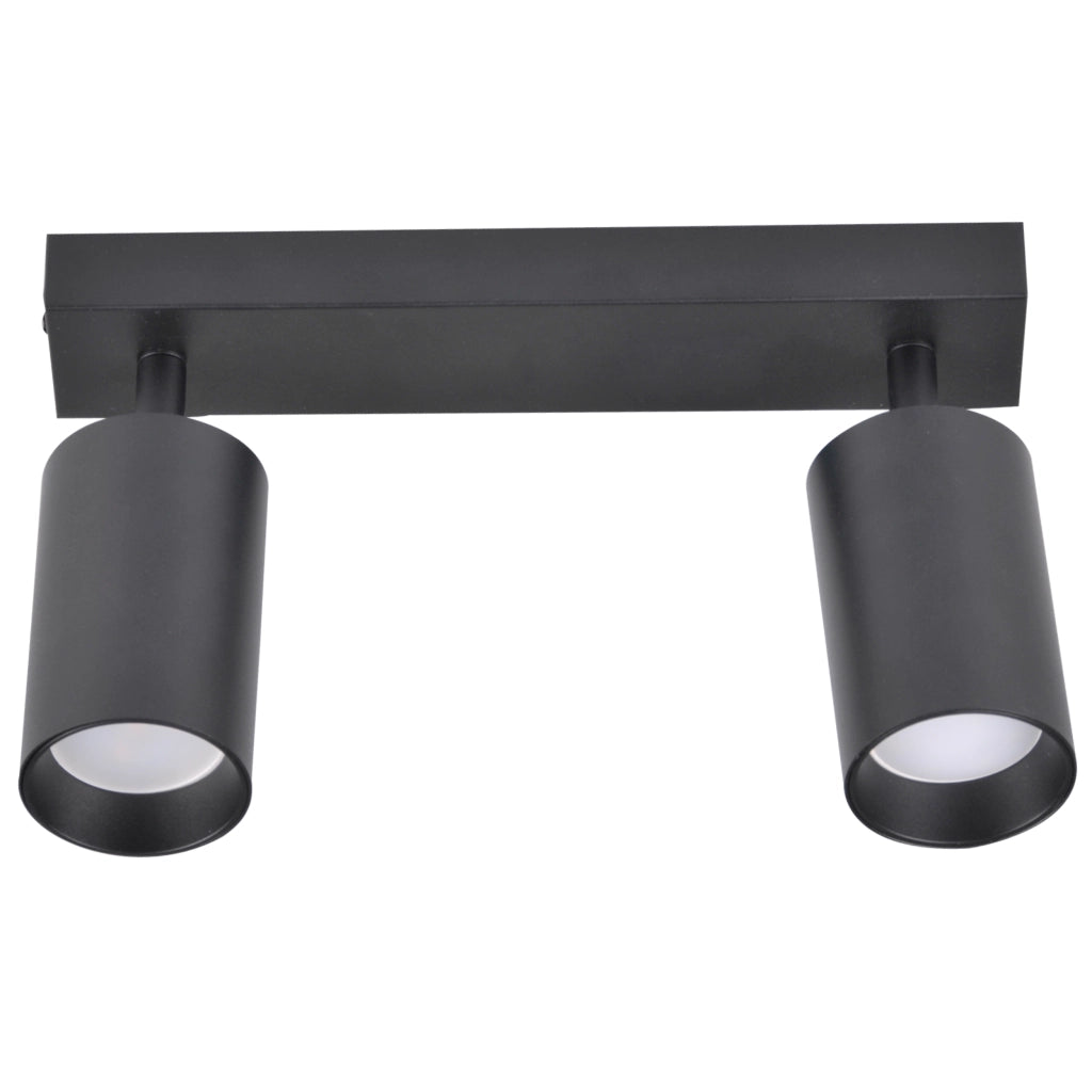 Lampada parete/soffitto 2xGU10 nero oro Maribel Polux