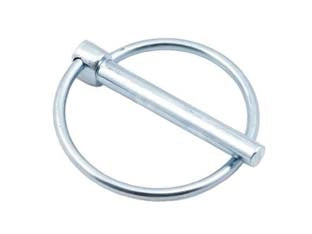 COPPIGLIA A SCATTO ACCIAIO ZINCATO- - ø mm.8 in blister - 5 blister