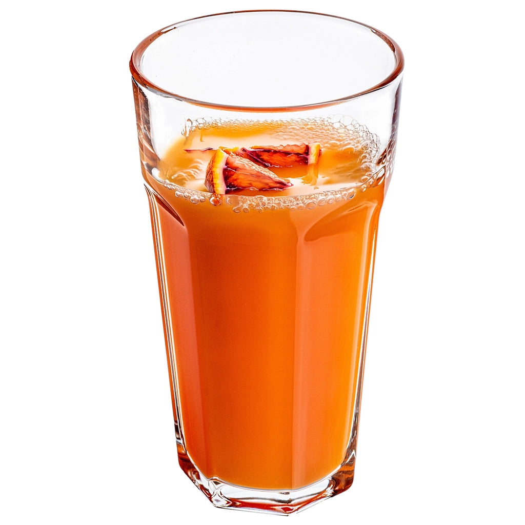Bicchiere KADAX da 635 ml per succhi di frutta, acqua e limonata, alto e spesso.