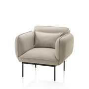 Poltrona VELOUR grigio chiaro