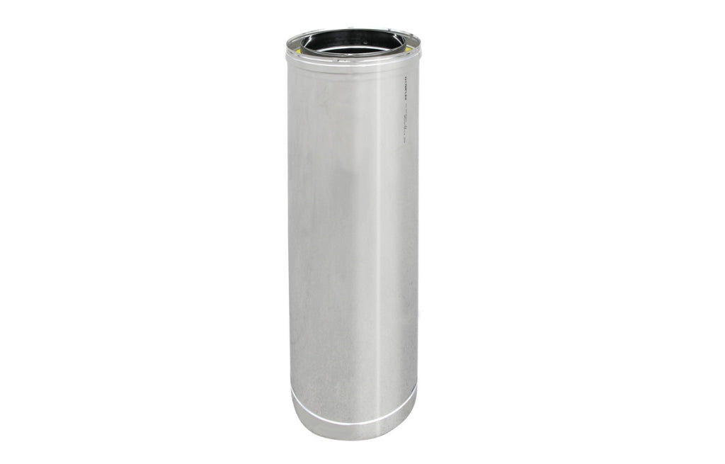 Tubo acciaio inox 316L doppia parete - Lunghezza 1m - Diametro interno 250mm - Diametro esterno 300mm