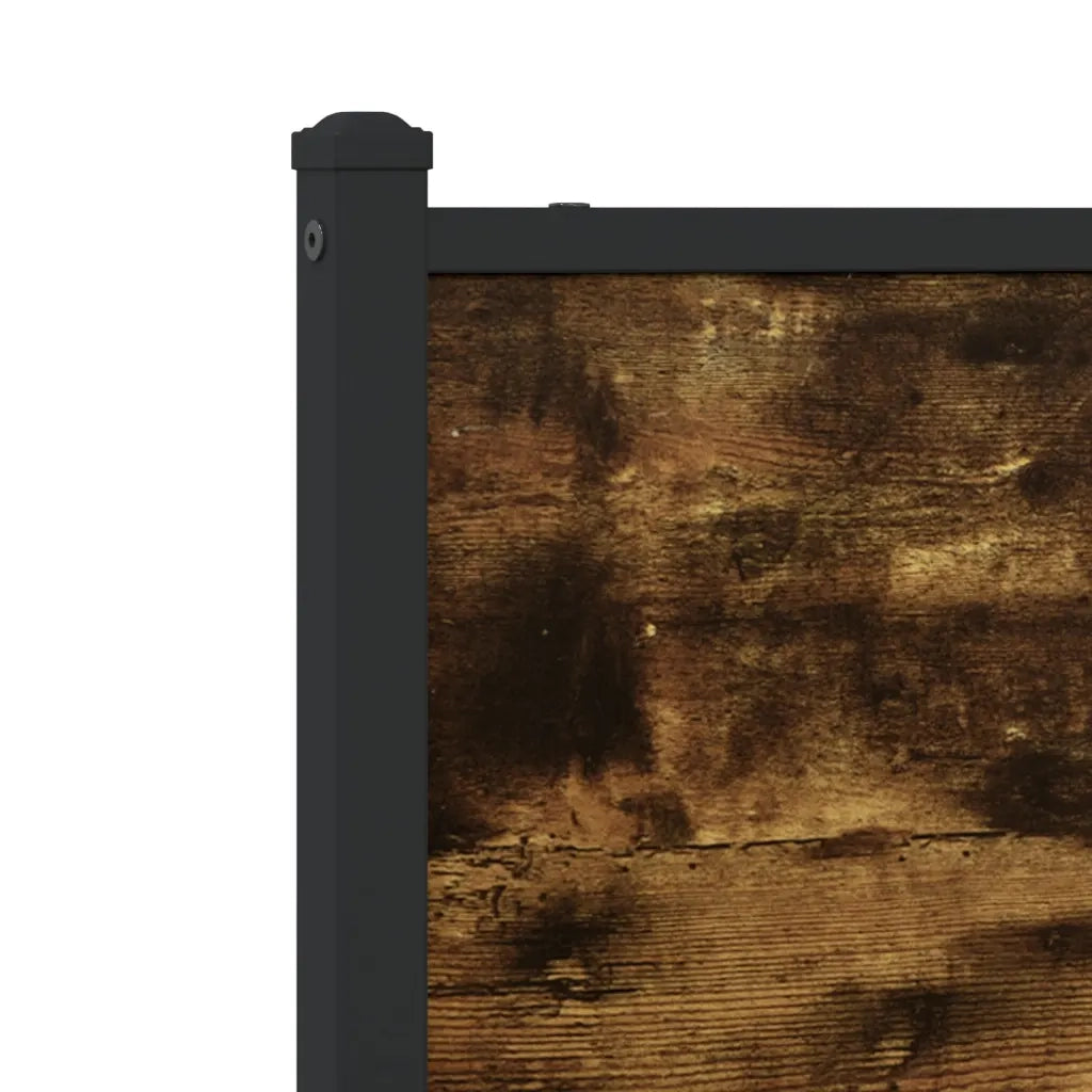 Giroletto senza Materaso in Metallo Rovere Fumo 100x190 cm 4007808