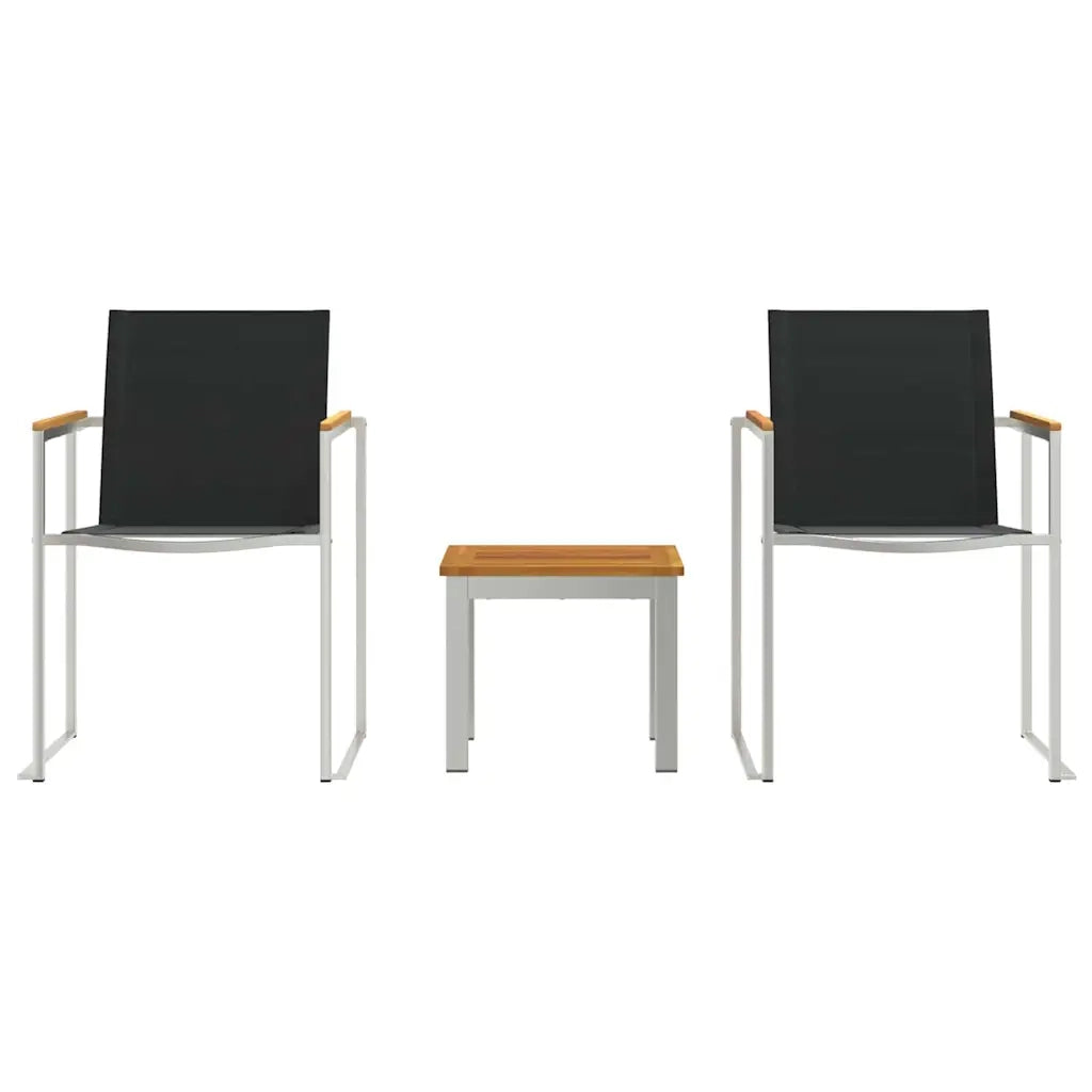 Set da Pranzo per Giardino 3 pz | Set Salotto da Giardino Legno di Acacia Massello