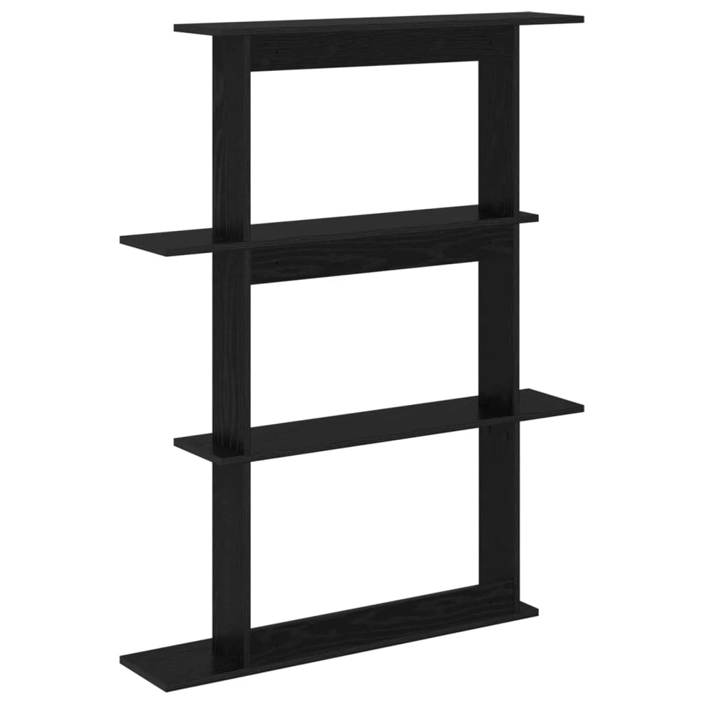 Scaffale da parete Rovere Nero 100 x 20 x 126 cm 8012061