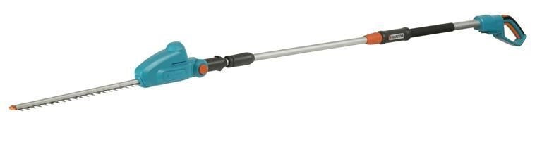 Gardena 14732-55 Tagliasiepi Telescopico A Batteria Lama 42 cm Testa Inclinabile 90° Altezza Massima 3 m Batteria 18V POWER FOR ALL colore Verde