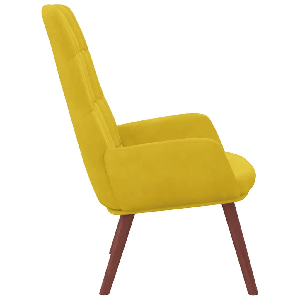 Poltrona Relax Giallo in Velluto 4102639