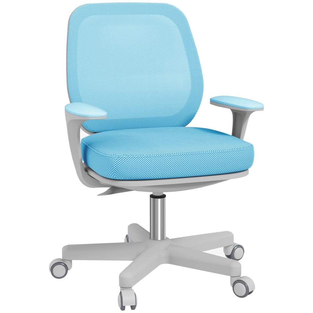 Sedia da Ufficio Ergonomica Reclinabile ¨C zephmum ¨C Azzurra 55x48x82.5-94.5 cm