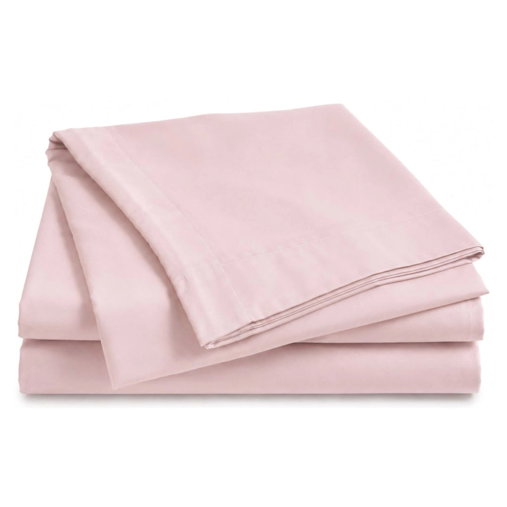 Rotihamo, set Completo Letto Singolo in Cotone, Rosa