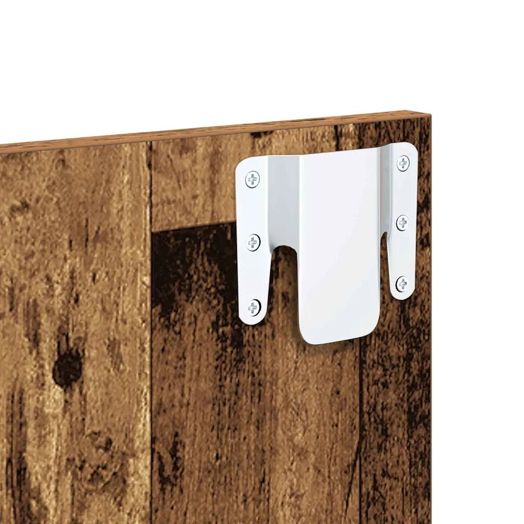 Testata con Comodino 3 pcs Legno vecchio Legno multistrato 3415827