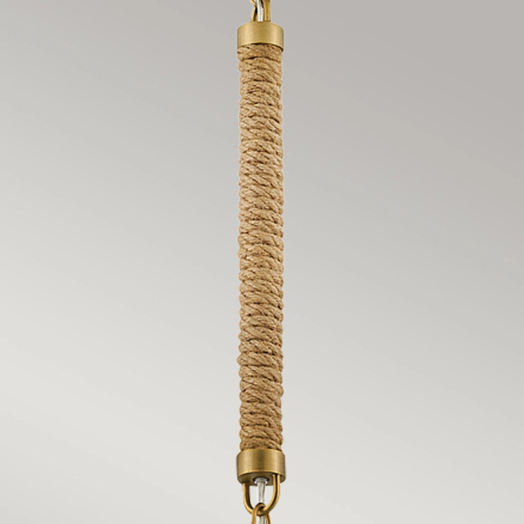 Lampada a sospensione Hinkley Nash ottone ceramica E27