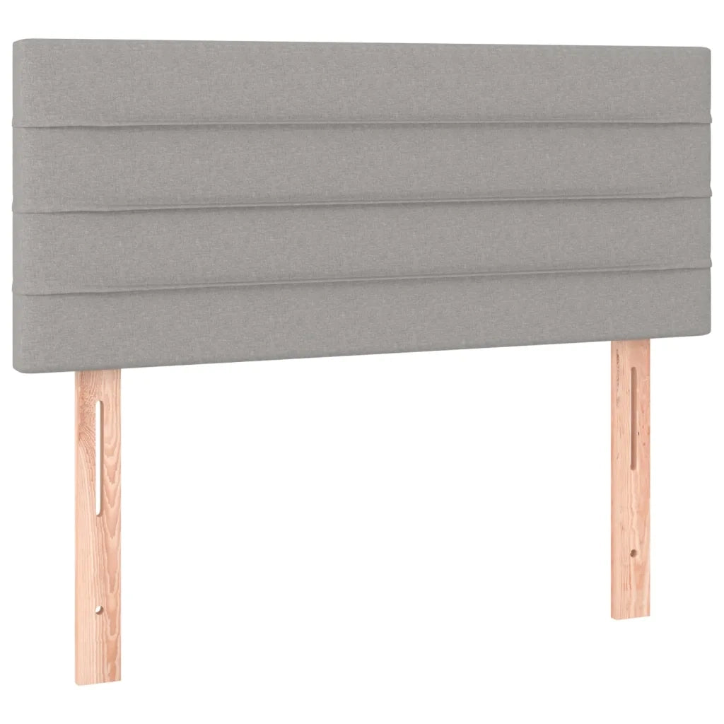 Testiera | Testata Grigio Chiaro 100x5x78/88 cm in Tessuto