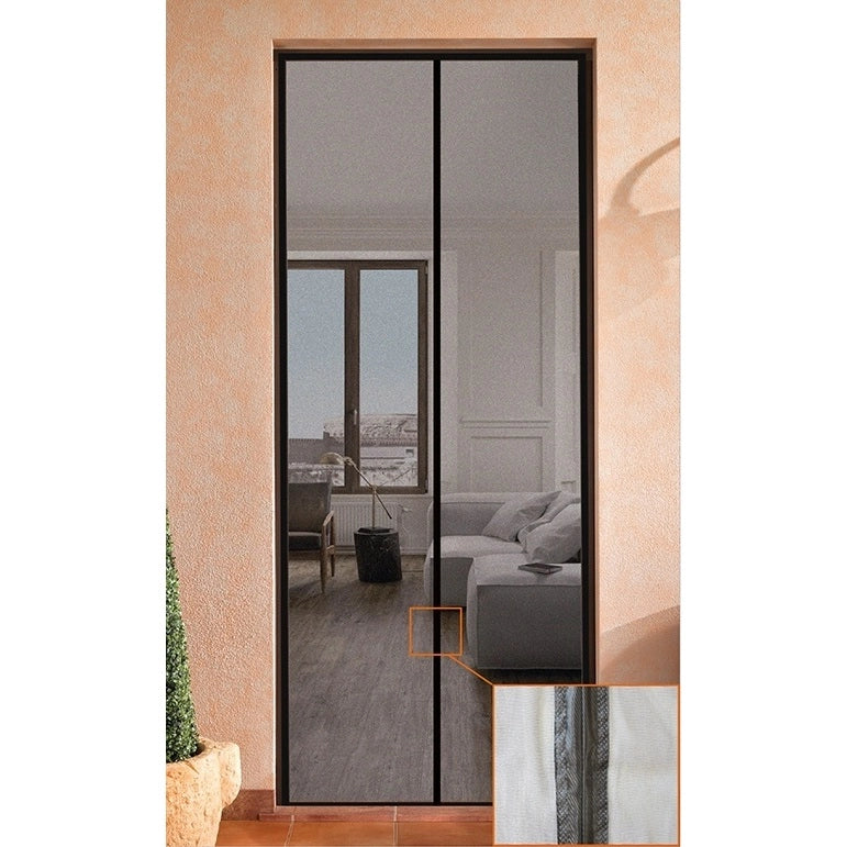 ZANZARIERA MAGNETIX PLUS 150XH250CM PVC NERO