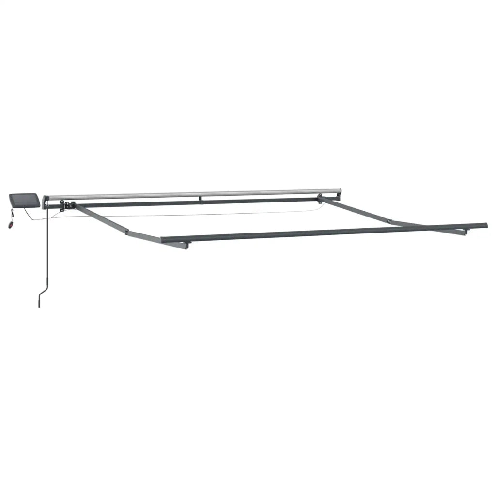 Tenda Retrattile Nero 300 x 250 cm Tessuto 3330038