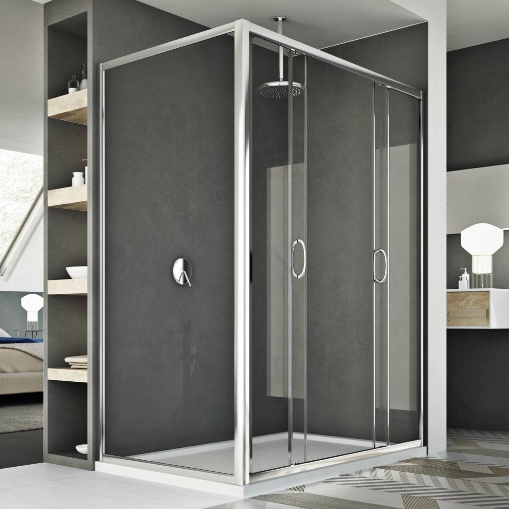 Box Doccia 70x160 CM H185 trasparente mod. Replay Duo 2 Ante