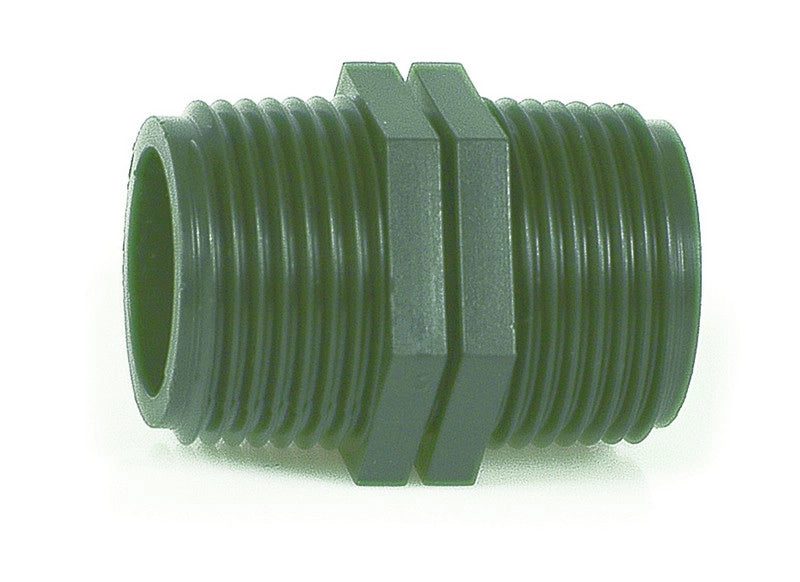 RACCORDO GIUNZIONE NIPPLO 1/2X1/2 CONF.20 PZ. TUBO IRRIGAZIONE INTERRATA