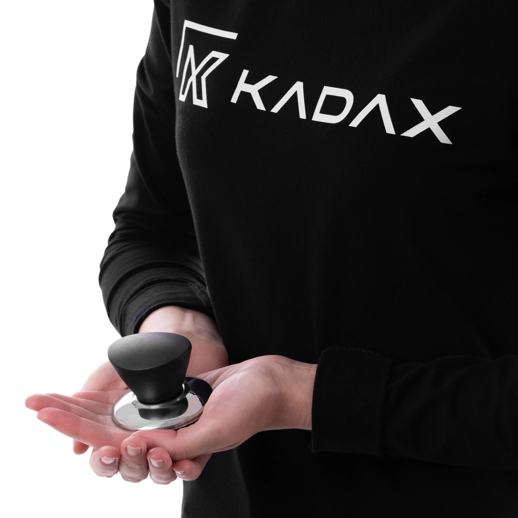 Pomello per maniglia del coperchio KADAX per coperchi di pentole, padelle e pentole, nero