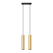 Lampada da parete in acciaio verde oceano LAGOS 2x GU10 LED Max 10W Oro lucido