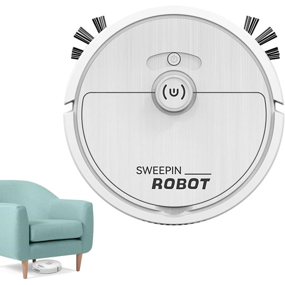 Trade Shop - Robot Spazzante Aspirapolvere Automatico Intelligente Multifunzione Per Pulizia Casa -