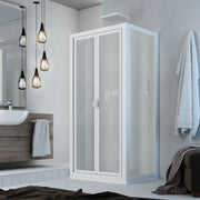Box doccia 3 lati saloon 70x70x70 CM H 185 in Acrilico mod. Delta Trio