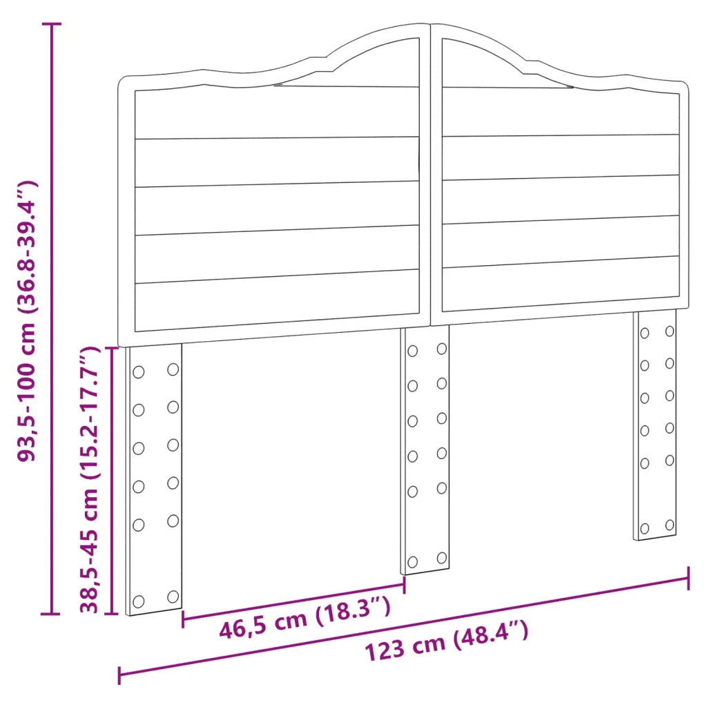Testiera | Testata Bianco Lucido Legno multistrato