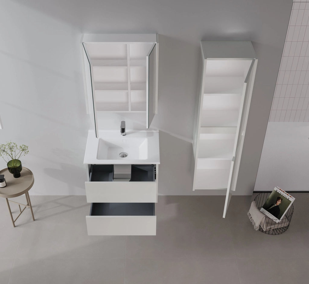 Mobile lavabo "Arno 65" - 65 x 45 x 52 cm - Cashmere