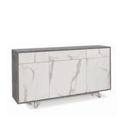 Mobile 3 Ante 3 Cassetti Kit Cemento cm 164x41x92h - Sarmog