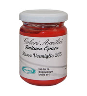 COLORE ACRILICO ML 125 ROSSO VERMIGLIO